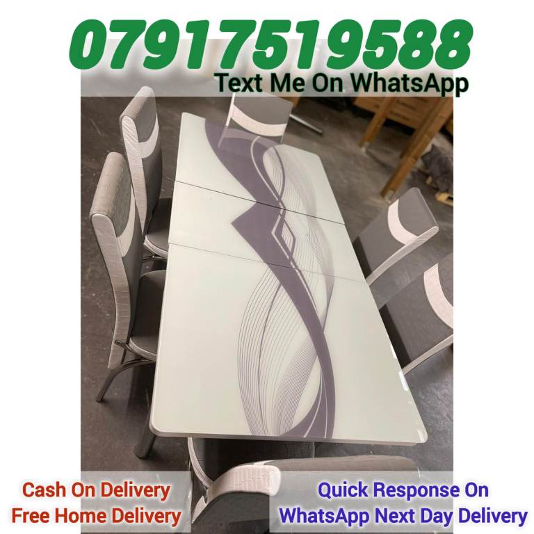 Available Dining Table With 4 And 6 Chairs