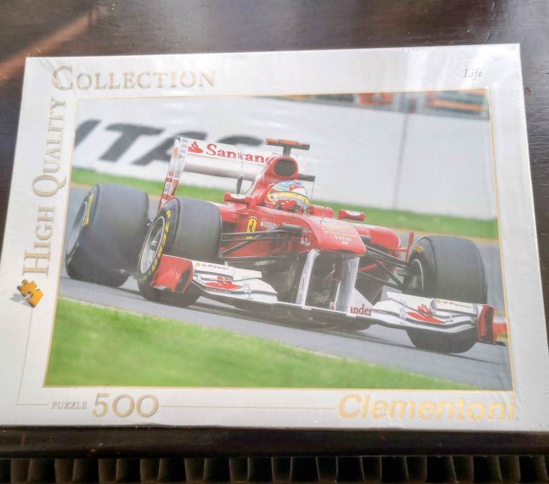 Clementoni 500 Piece Formula 1 Racing Car Jigsaw Puzzle – New