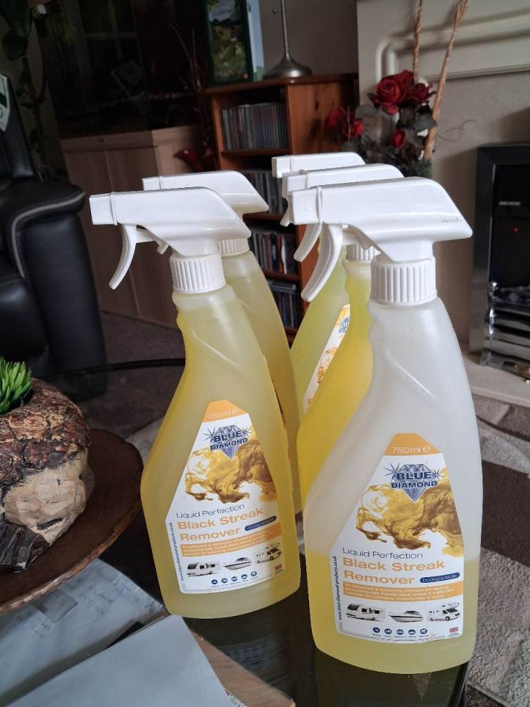 Blue Diamond Black Streak remover for caravans,motorhomes and any surfaces with black Streaks