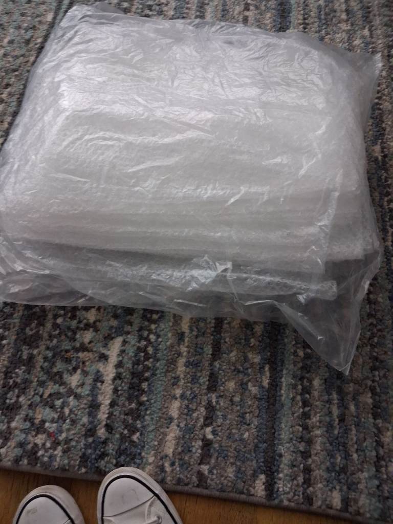 Large pile of clean Bubble wrap 