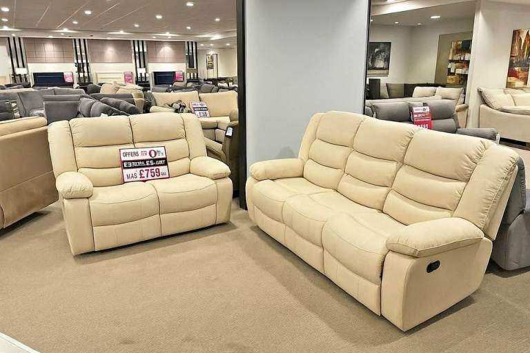 Best Buy At Low Budget- Roma Recliner Sofa & 3 Seater & 2 Seater Leather 🔥 Premium Comfort Deal ]]]