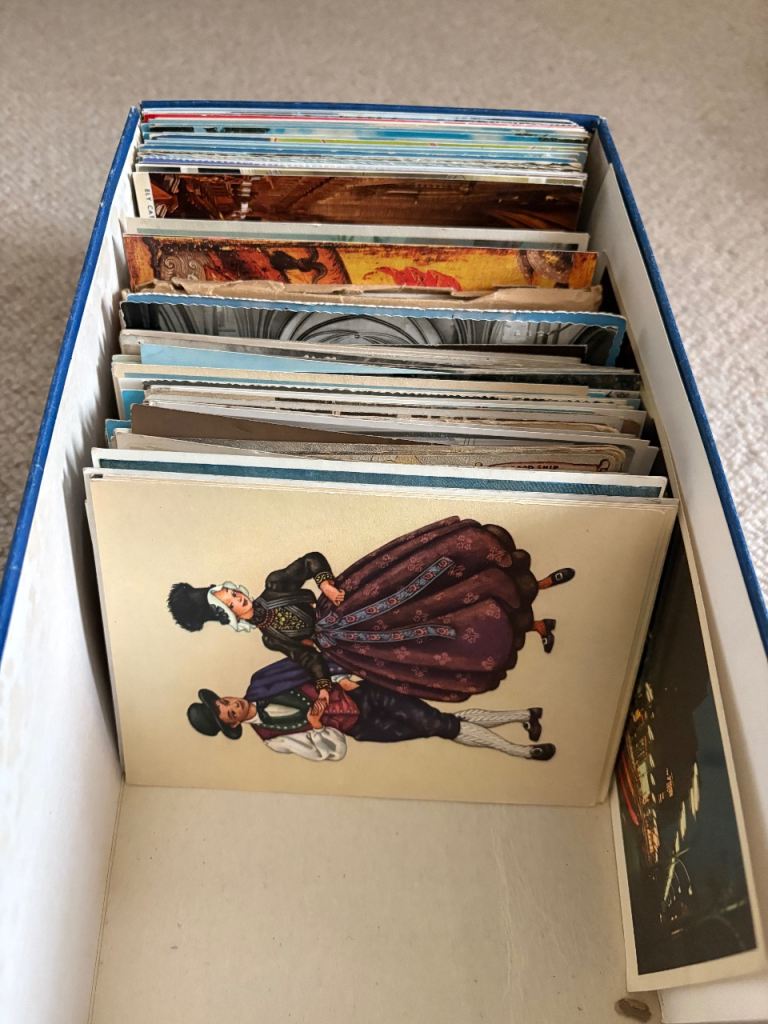 A Large Collection of Antique Unused Postcards
