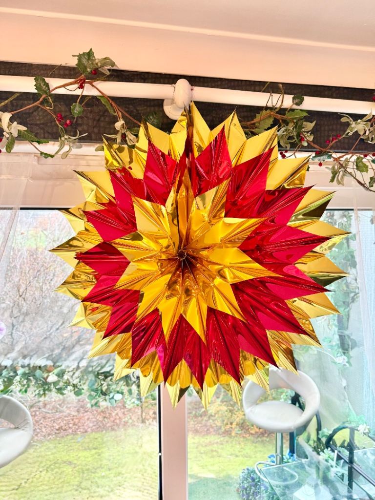 Very large vintage Christmas decorations 80cm each