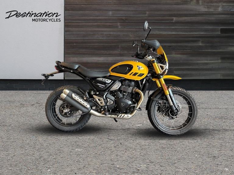 2025 Triumph SCRAMBLER STANDARD COLOUR yellow Manual