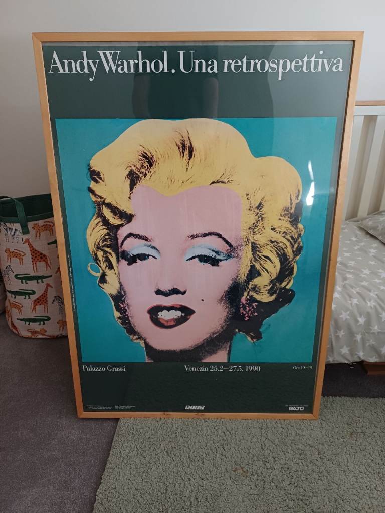 Original Andy Warhol Exhibition Poster Large