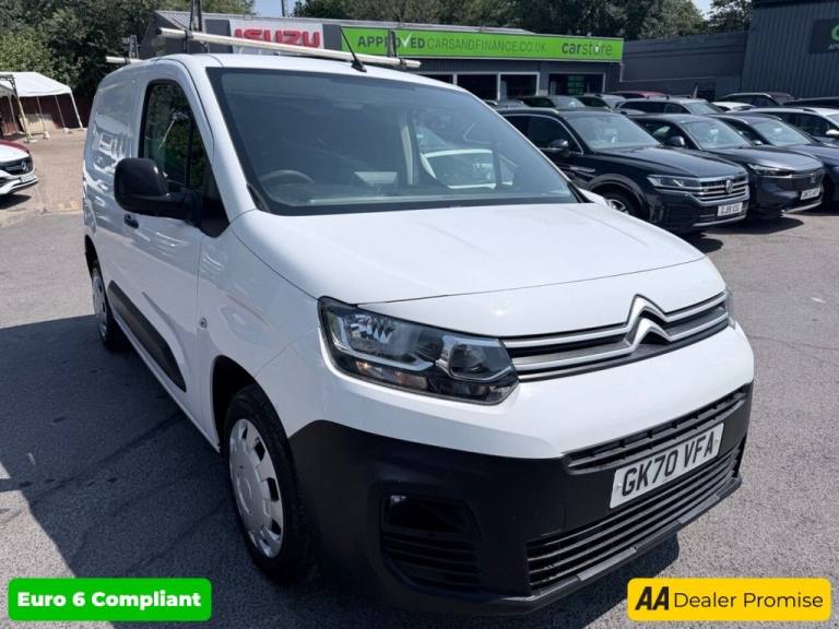 2021 Citroen Berlingo White 1.5 BlueHDi 1000 Enterprise M SWB Van, 82,000 miles, Euro 6, 6-Speed ...