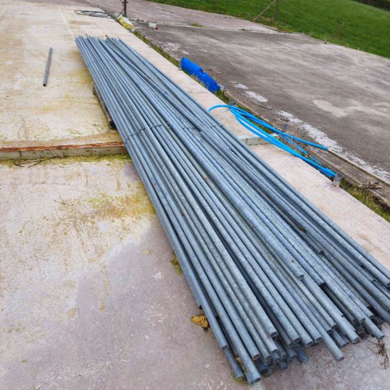 Galvanised steel and large doors