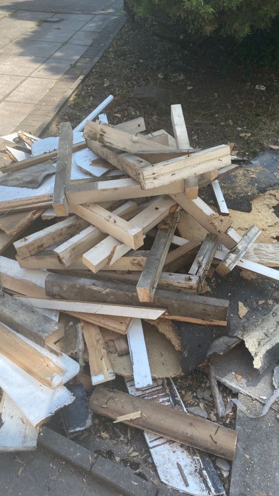 Large Pile of Reclaimed Timber Wood