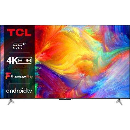 Ex display TCL 55 Inch 55P6K  4K UHD Android TV  wi fi immaculate like new (in the Box ) 2025-2026 