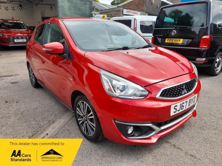 Mitsubishi Mirage 1.2 JURO 5DR, AUTOMATIC, RED, ONLY 39,574 MILES, HUGE HISTORY