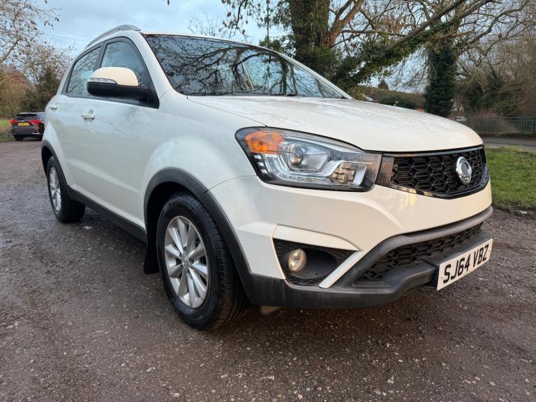 2014 64 SSANGYONG KORANDO 2.0 SE4 4WD FSH MOT 12/26 LOW 87K WHITE WOW PX SWAPS