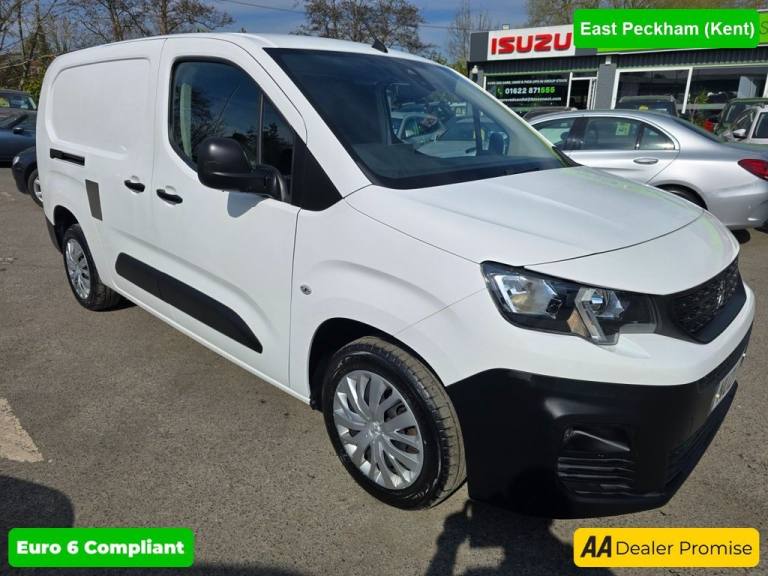 2021 Peugeot Partner 1.5 BlueHDi 950 LWB Crew Cab, 55,000 miles, 1 owner, F.S.H, Euro 6, ULEZ, 5 ...