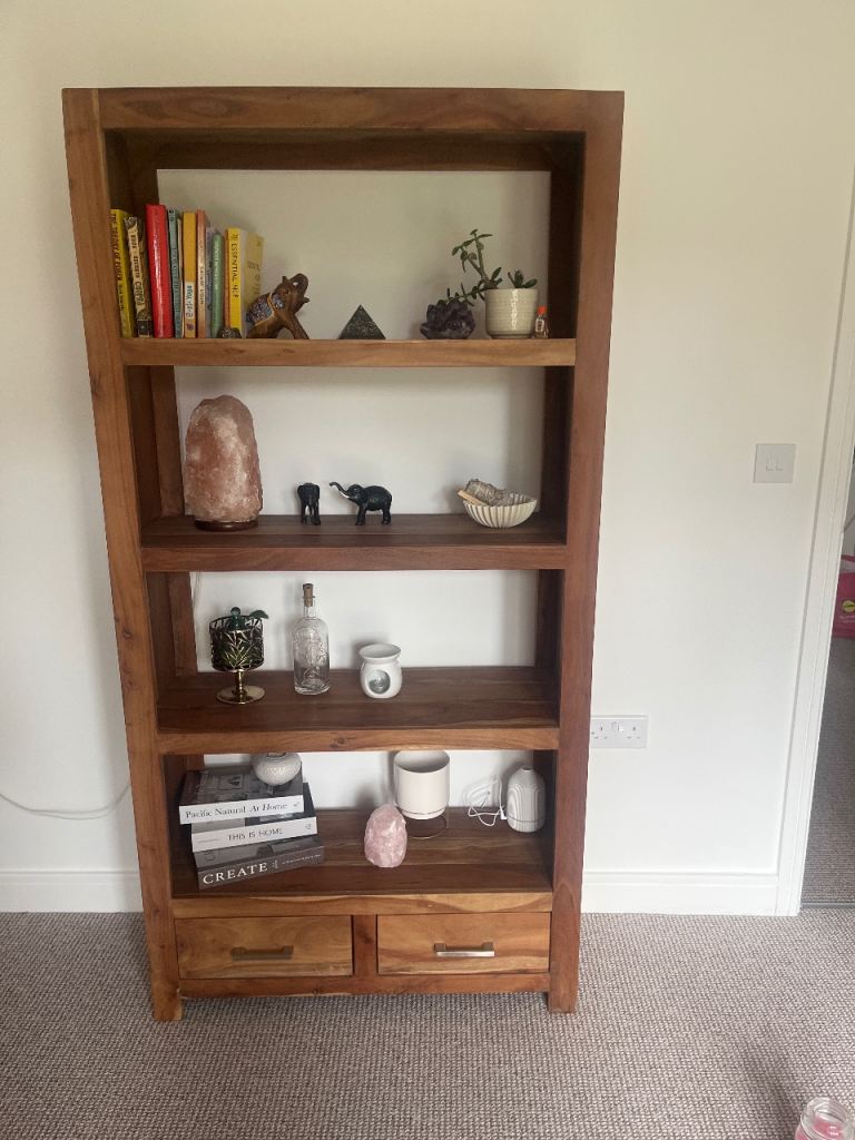 Excellent quality solid wood sheesham bookcase