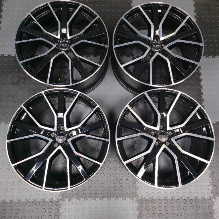 Genuine Audi 21" Vorsprung Alloy Wheels RS6 RS7 A6 A7 A8 Q8 Q7 Etron Q5 S6