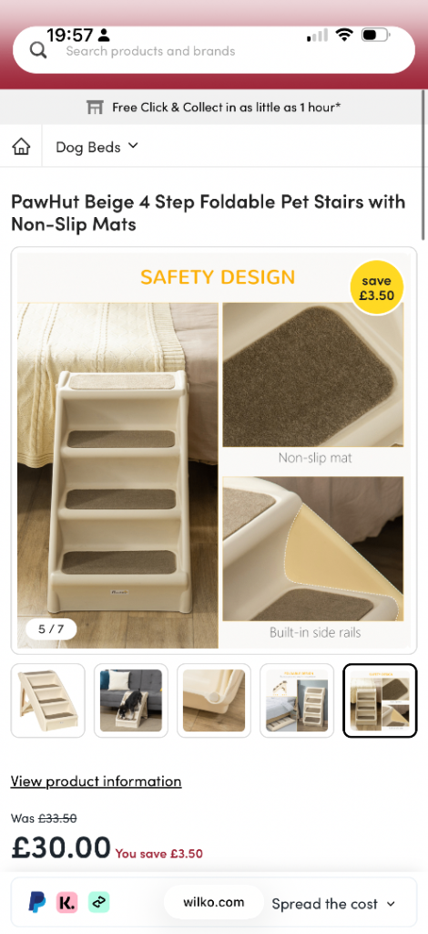 Pet steps 