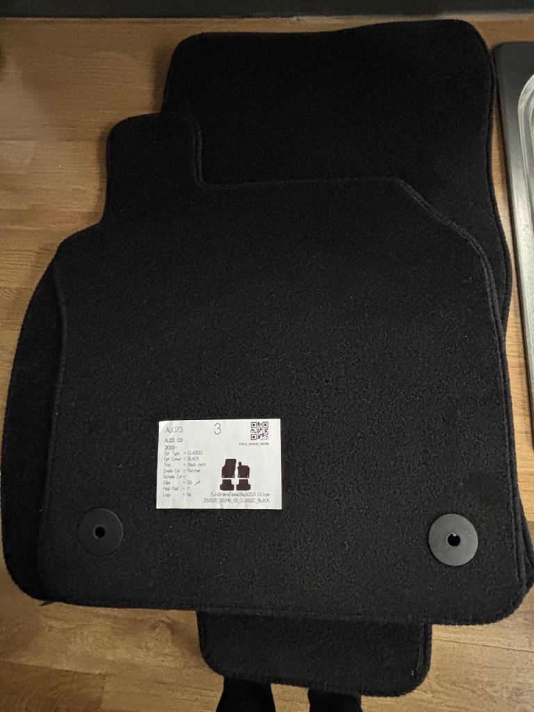 Audi A2 Tailored car mats