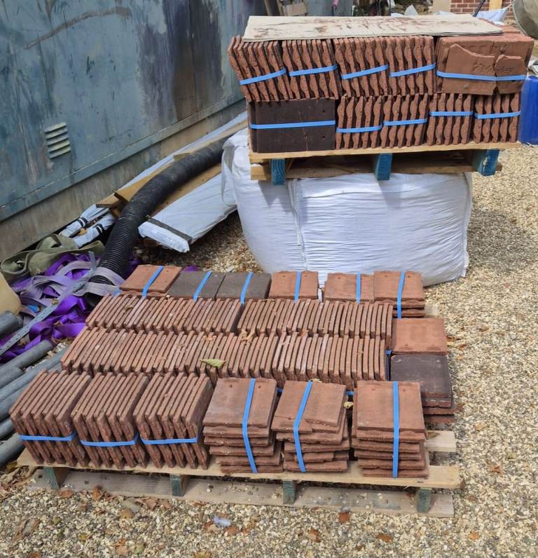 Marley natural red plain tiles for sale.  New leftover from building project, Ready for Collection