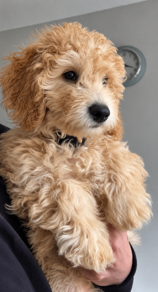 F1B Mini Goldendoodle boy – 12 weeks old