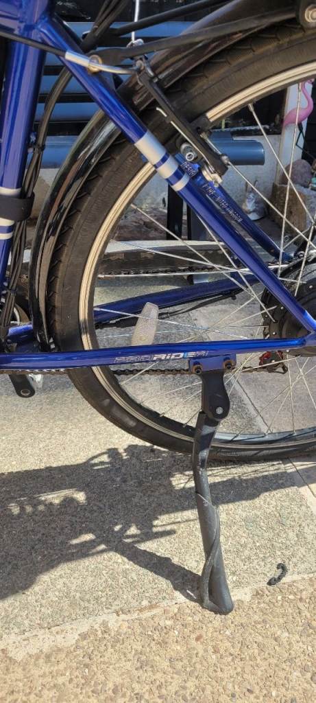 Urban Beach Blue Electric Hybrid Bike - Fair Condition