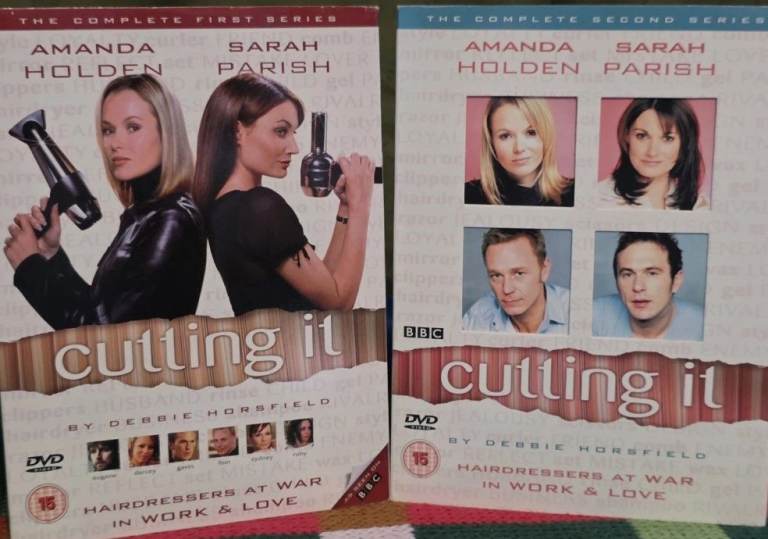 Cutting It Series 1 & 2 DVD BOX SETS , BBC, Amanda Holden & Sarah Parish. READ DISCRIPTION 