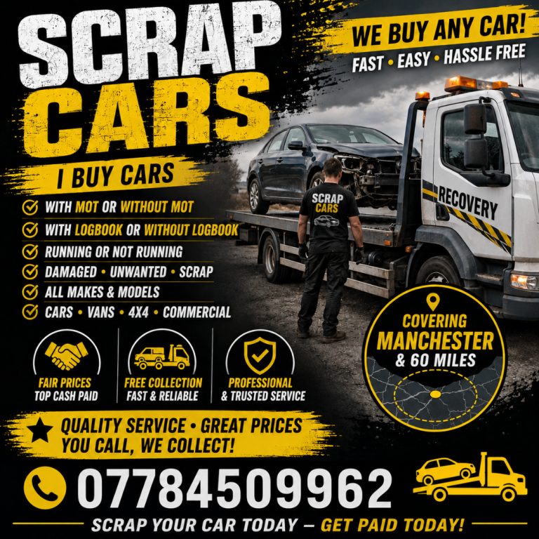 SCRAP CARS WANTED