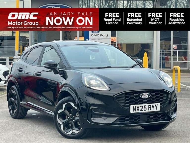 2025 Ford Puma 1.0 EcoBoost Hybrid mHEV 155 ST-Line X DCT 5dr HATCHBACK PETROL Automatic
