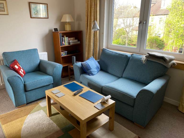 1 Bed Flat;Fully Furnished first floor end terrace flat to rent South Gyle Wynd 