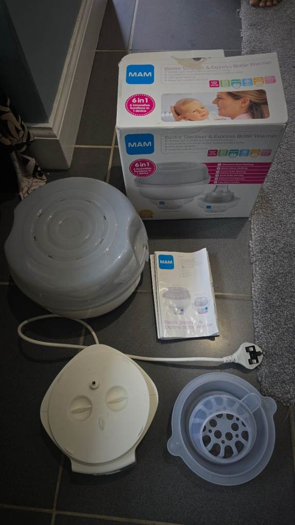 Mam electric steriliser and bottle warmer