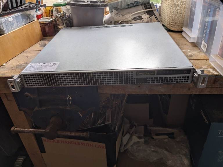 Supermicro SYS-1028R-WMR 1U Short-Depth Server | 128GB RAM | 10GbE | IPMI - Used 1 of 2