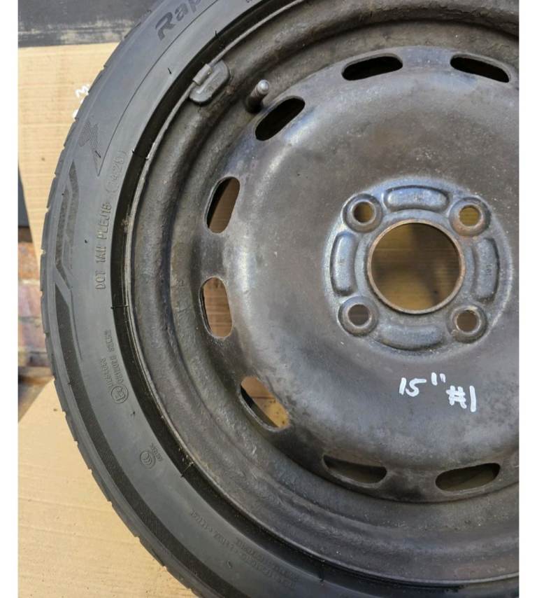 2002-2017 Mk6 Mk7 Ford Fiesta 15 Inch Steel Wheel And Tyre 195 50 15 #1