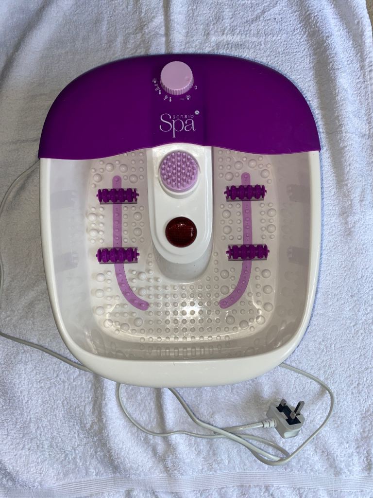 Sensio Spa Foot Spa Massager Bath – New Unwanted Xmas present  - used once to check working 