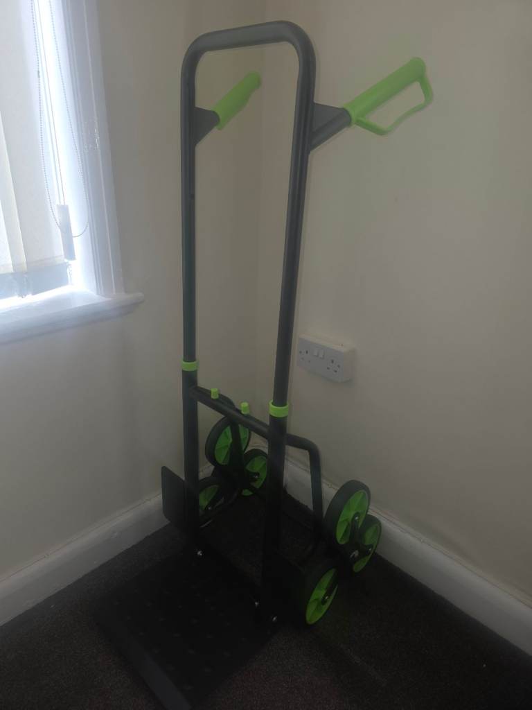 DURHAND Stair Climbing Hand Truck, Heavy Duty Foldable Trolley on Wheels, Multi-Purpose Sack