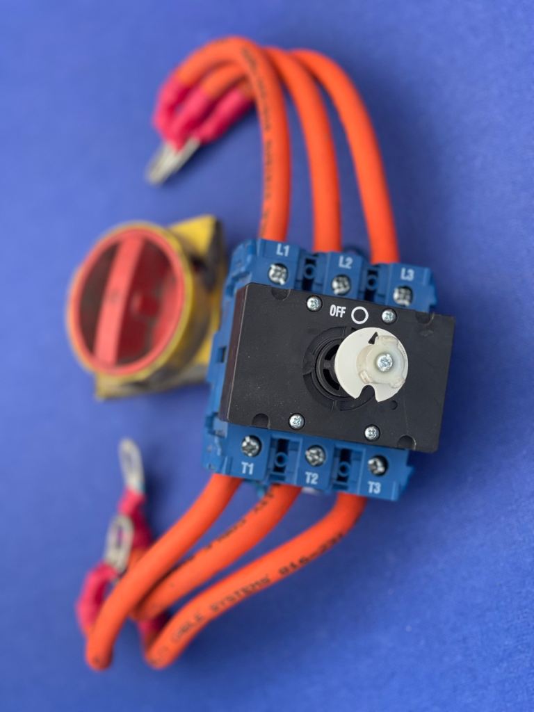 Kraus & Naimer 3 pole isolator switch 