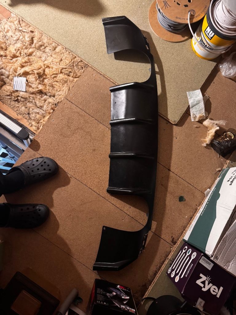 Audi a1 back diffuser  twin exhaust