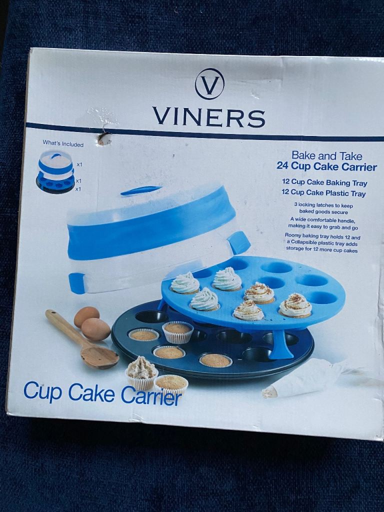 ( NEW ) VINERS CUP CAKE CARRIER 