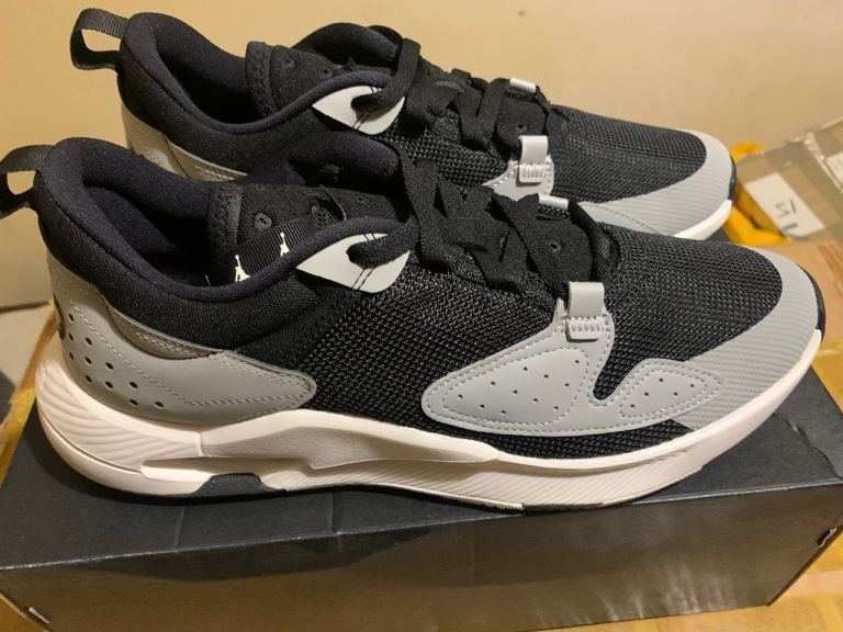 Nike Jordan Air Cadence Black/ Sail-Lt Smoke Grey-Dk Smoke Grey Size 10