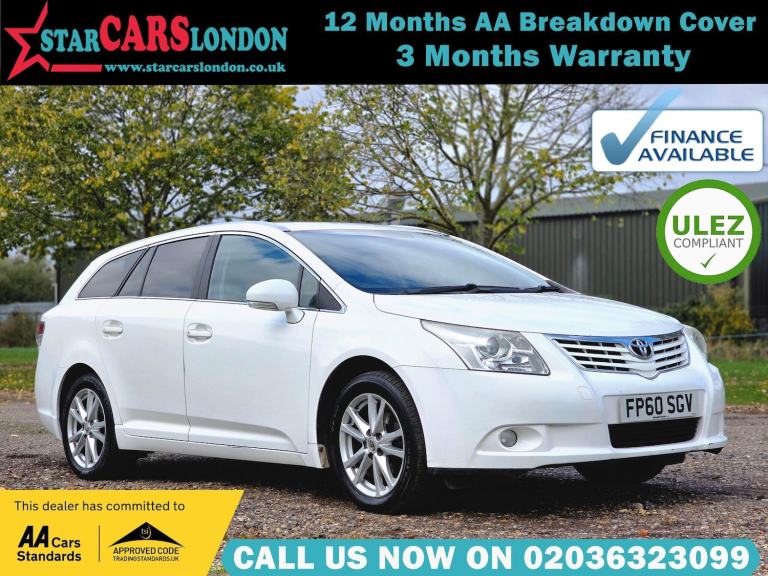 image for 2010 Toyota Avensis 1.8 V-Matic TR Tourer Multidrive Euro 5 5dr ESTATE Petrol Automatic