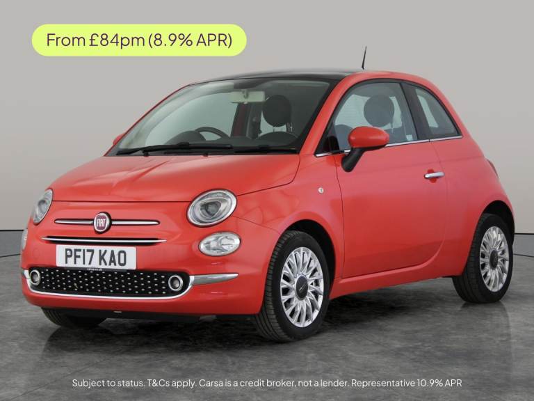 2017 Fiat 500 1.2 Lounge Hatchback 3dr Petrol Manual Euro 6 (s/s) (69 bhp) - SUNBLINDS -  Hatchba...