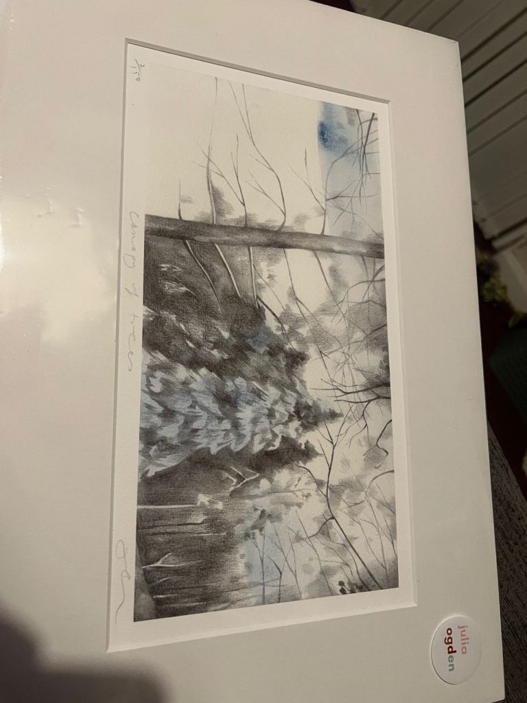 Julia Ogden signed print 