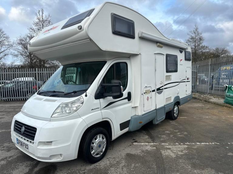 2008 Fiat Ducato CI Carioca 656 Motorhome 6 BERTH, BUNK BEDS, GARAGE Motorhome Diesel Manual