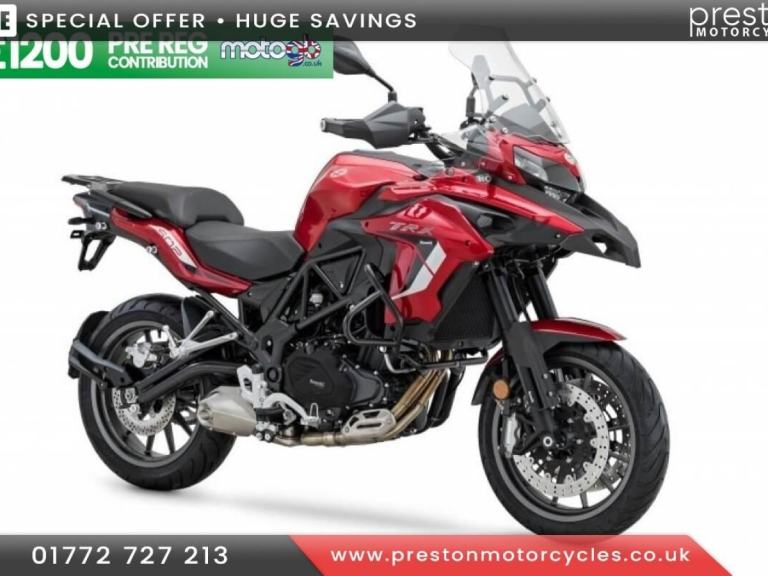 Benelli TRK502  TRK 500cc 74 Plate Pre-Reg Adventure Trail Tourer Bike A2 Lic...