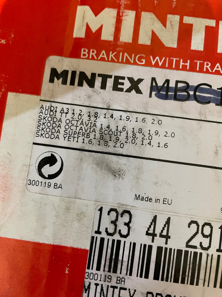 Rear left brake calliper for Audi a3 2009 