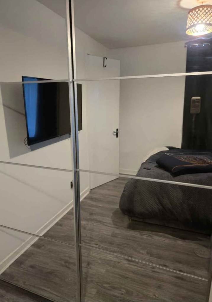 Ikea Double Pax Mirrored Wardrobes 