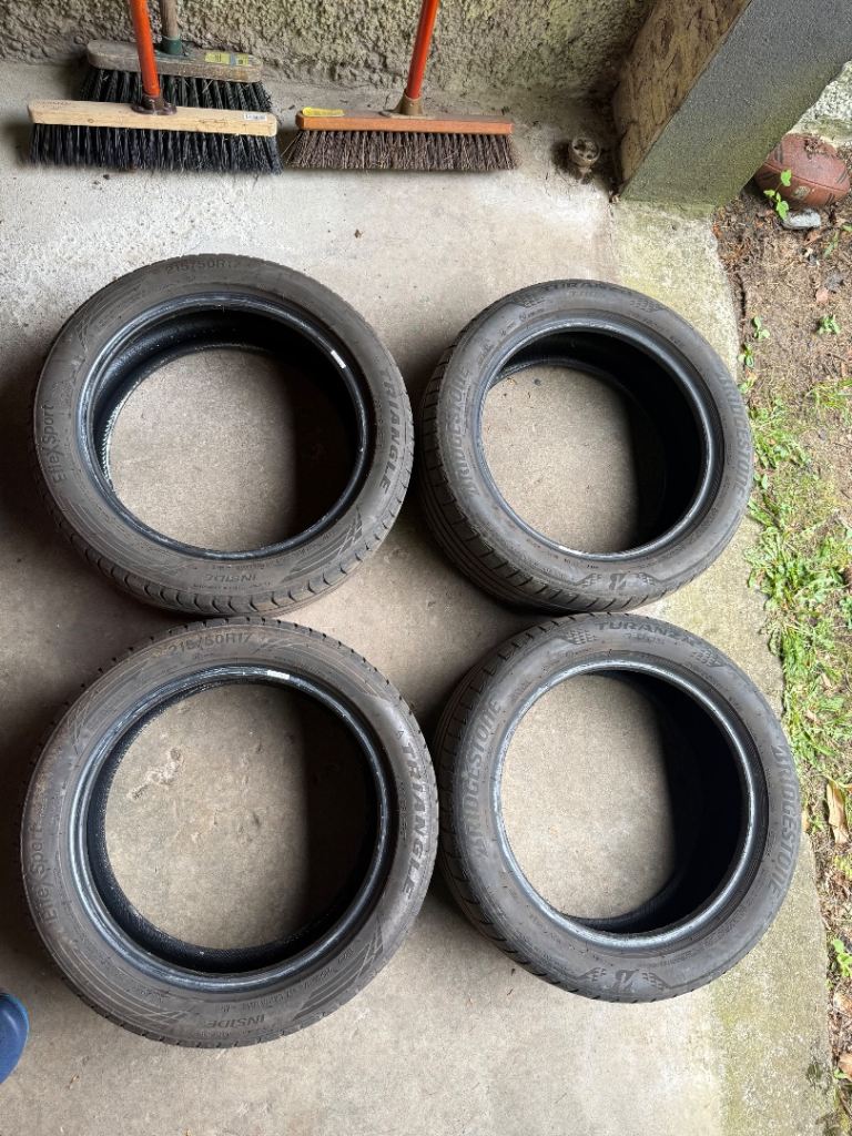 Set of 4 summer tyres (various)