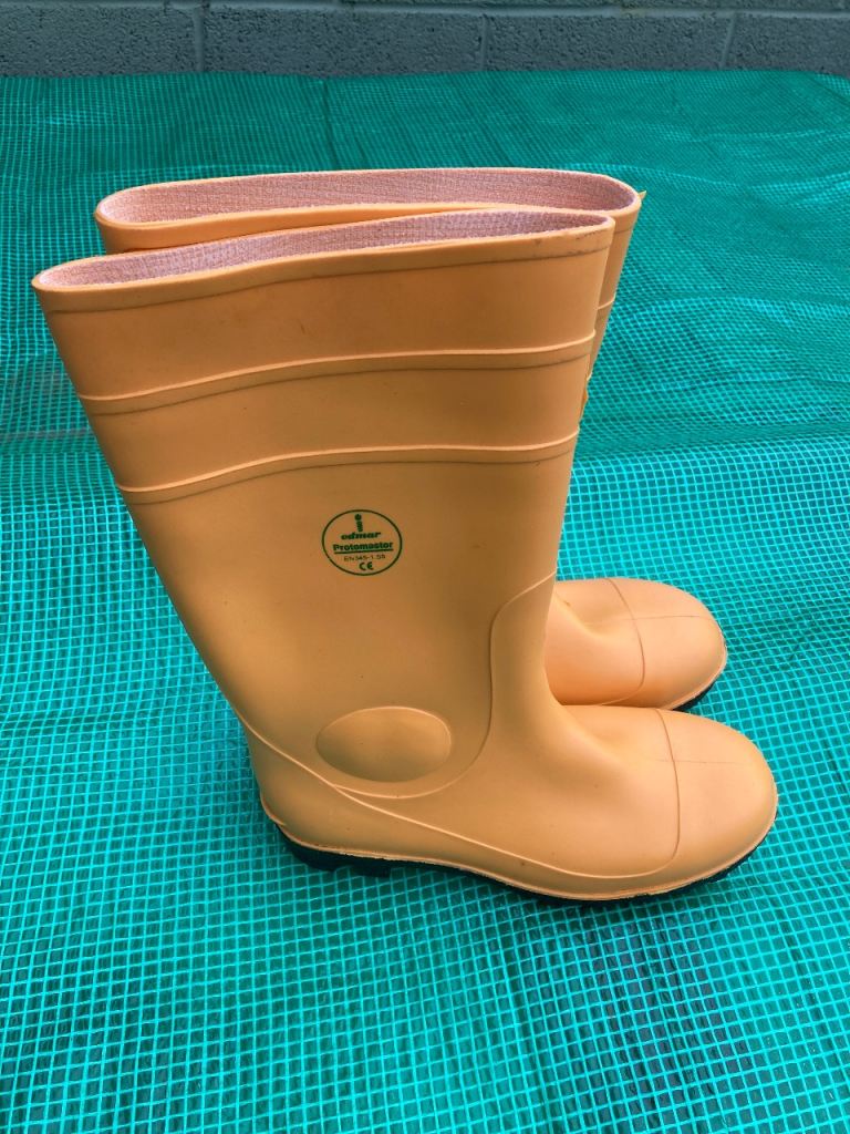 New Yellow Safety Wellington Boots 