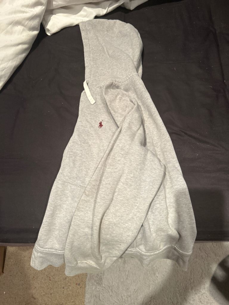 Ralph Lauren Mens Grey Hoody Large