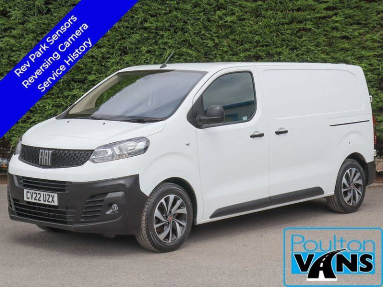 2022 Fiat Scudo Tecnico 120BHP L1 SWB PANEL VAN, Sat Nav, Rev Cam, Air Con, Cruise, Rev Par Mediu...