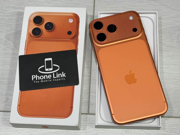 📱Cosmic Orange Apple iPhone 17 Pro Max 256GB Unlocked 🔋 100% Battery + Apple Warranty 🍎 - P1484