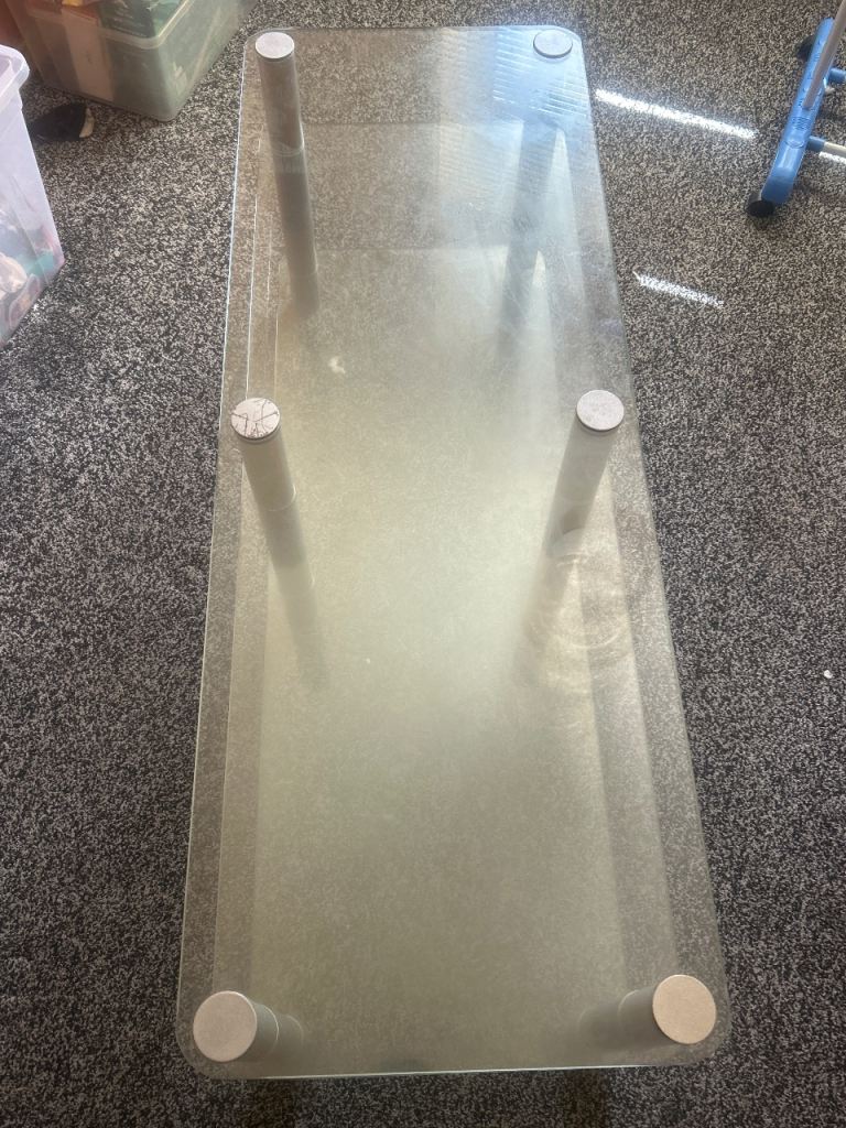 Glass TV Stand 