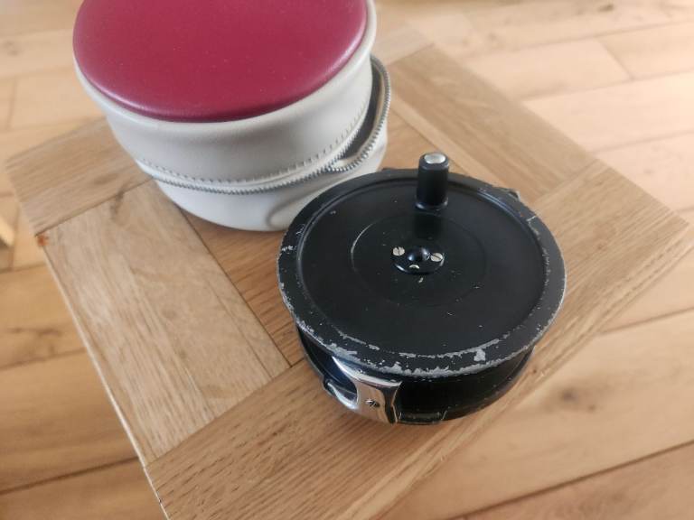 Vintage The Uniqua 3 3/4" Fly Reel – Made by J.W. Young & Sons